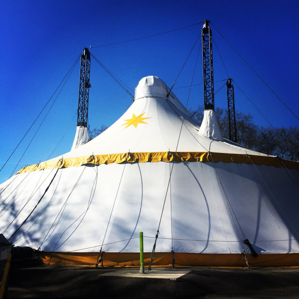 Chapiteau spectacle de Graine de Cirque