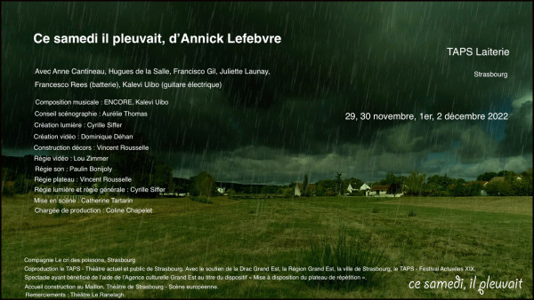 Ce samedi il pleuvait, d'Annick Lefebvre