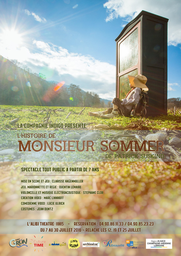 L'histoire de Monsieur Sommer de Patrick Süskind - production Indigo 2016 - Lauréat OLCA 2016