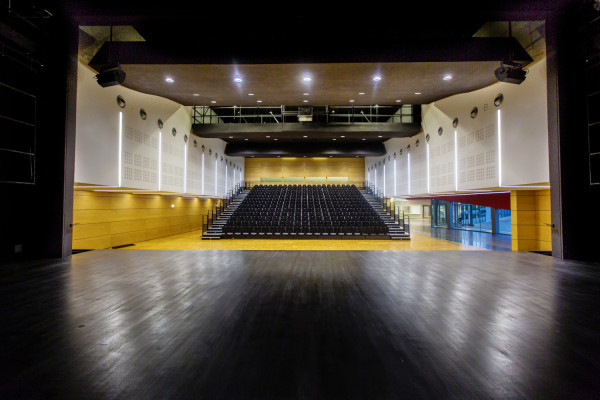 La salle de spectacle - vu de la scène !