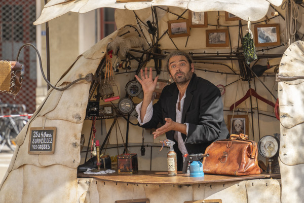 spectacle LA TENTE D'EDGAR avec Stéphane AMOS